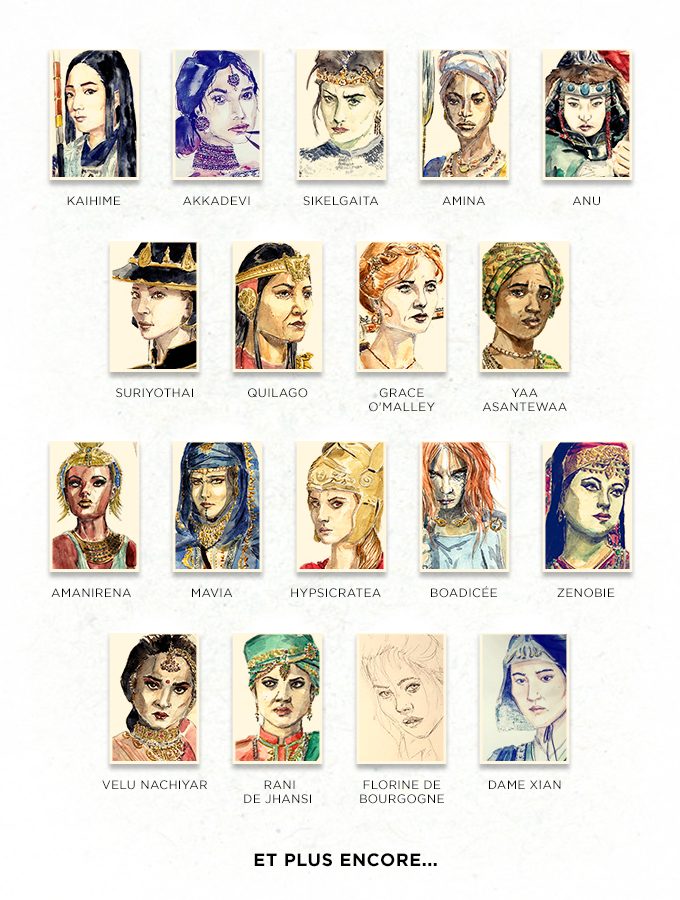 Some of the portraits in the book
