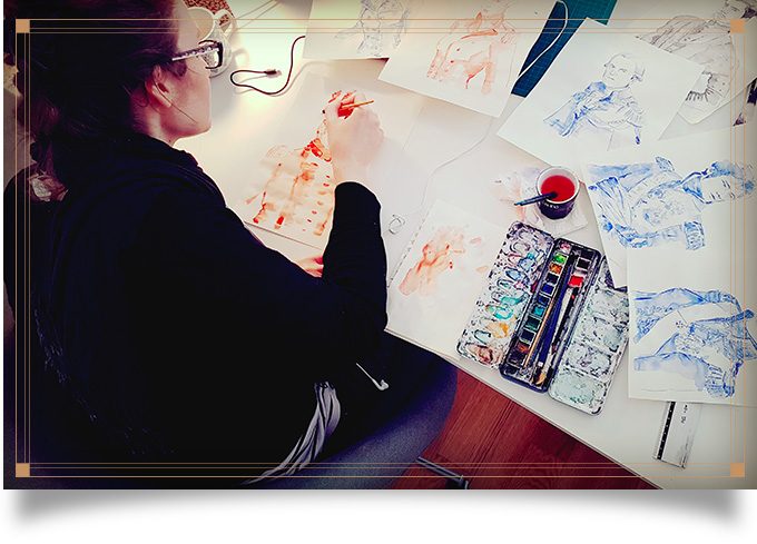 Dessin des illustrations