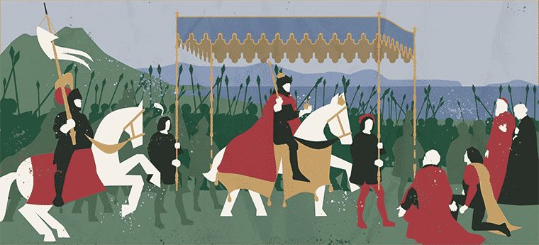 Charles VIII entering Naples, 12 May 1495