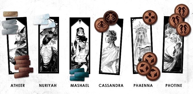 The hero tokens