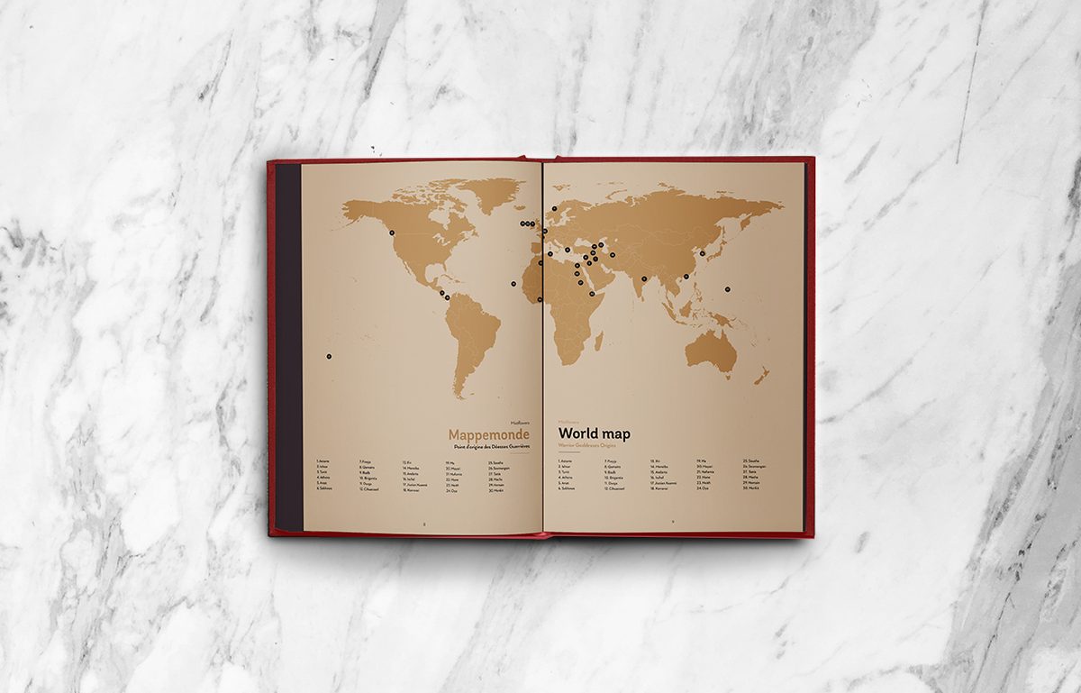 Mistflowers open on a world map