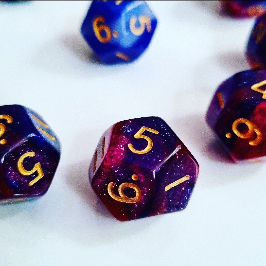 Apogee Dice Bag + Galaxy Dice (Limited Quantity)