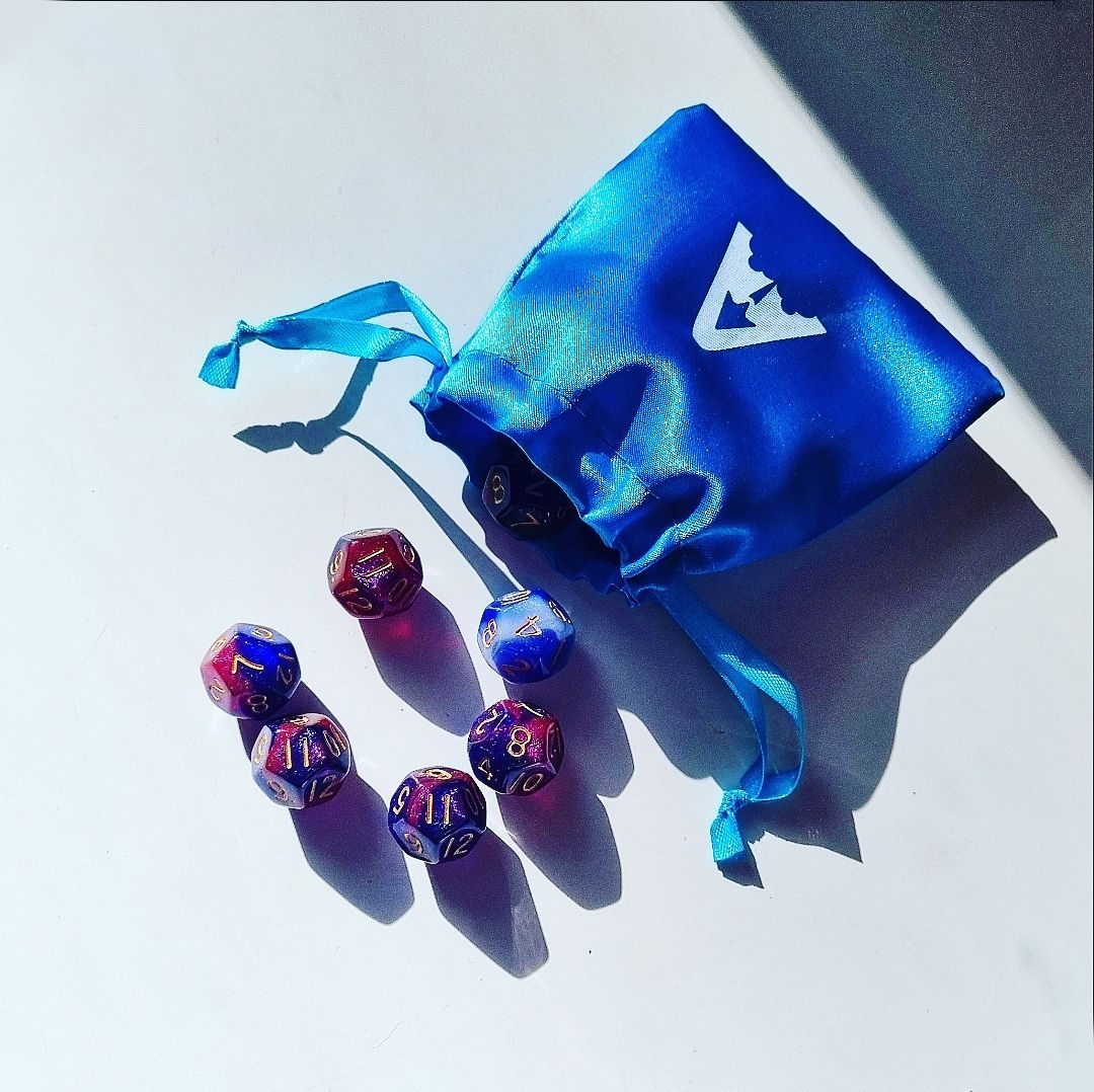 Apogee Dice Bag + Galaxy Dice (Limited Quantity)