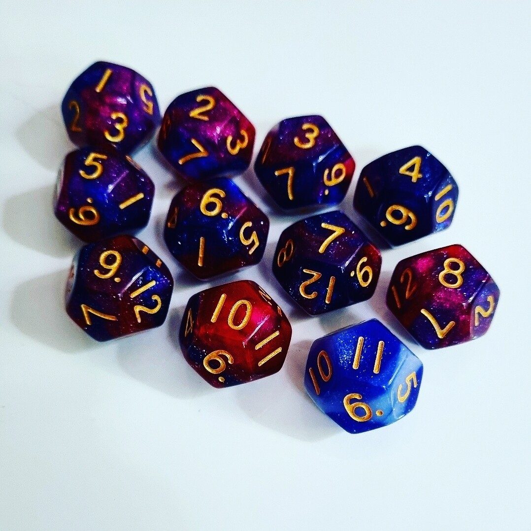 Apogee Dice Bag + Galaxy Dice (Limited Quantity)