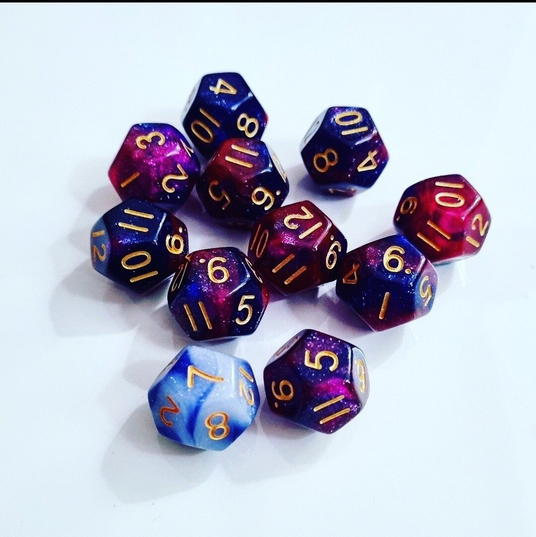 Apogee Dice Bag + Galaxy Dice (Limited Quantity)