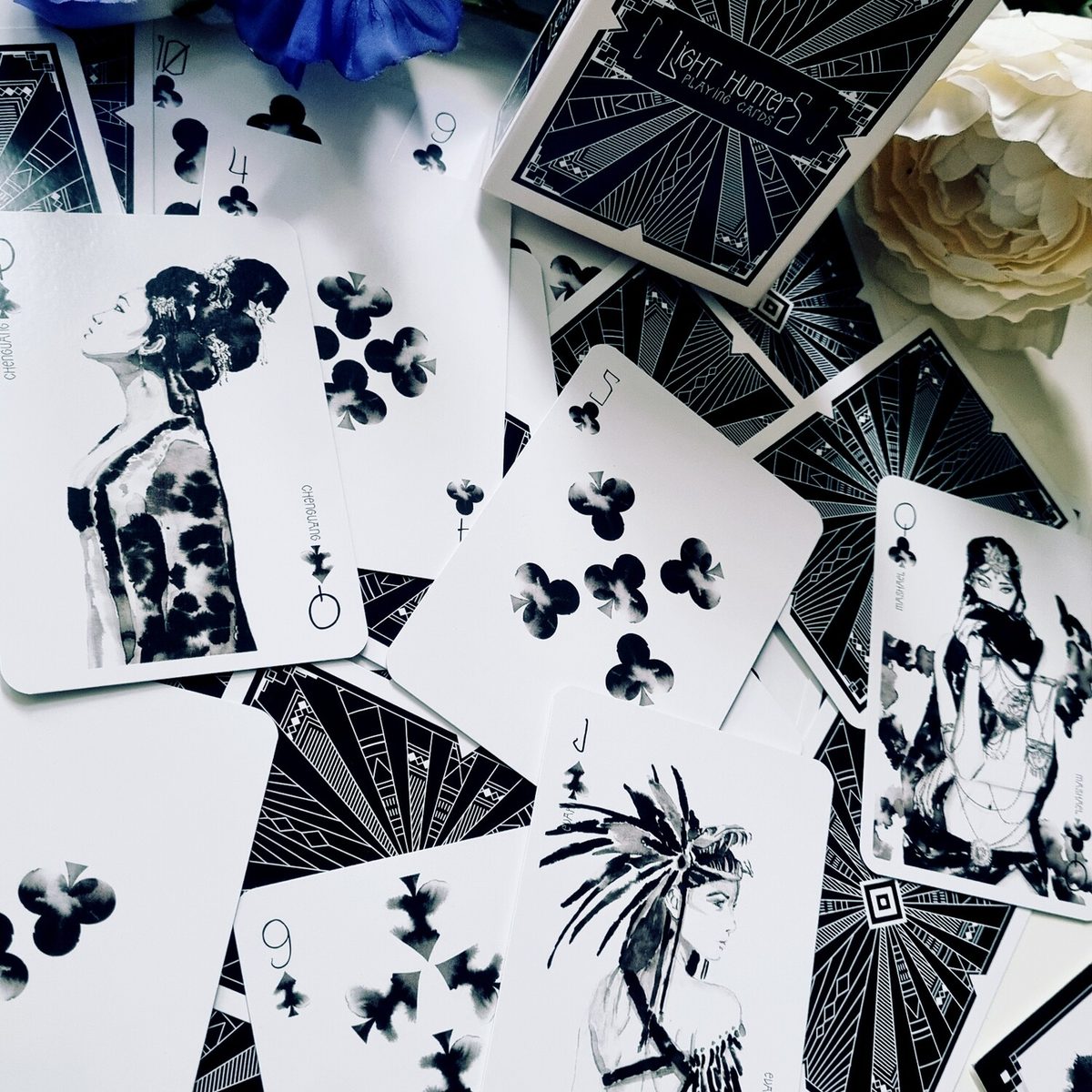 Light Hunters Playing Cards