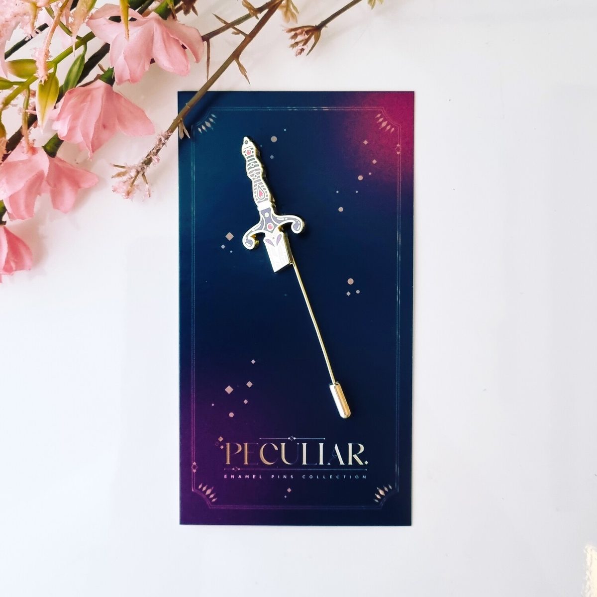 Peculiar Enamel Pin - Lapel Dagger