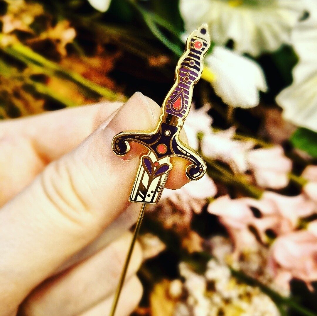 Peculiar Enamel Pin - Lapel Dagger