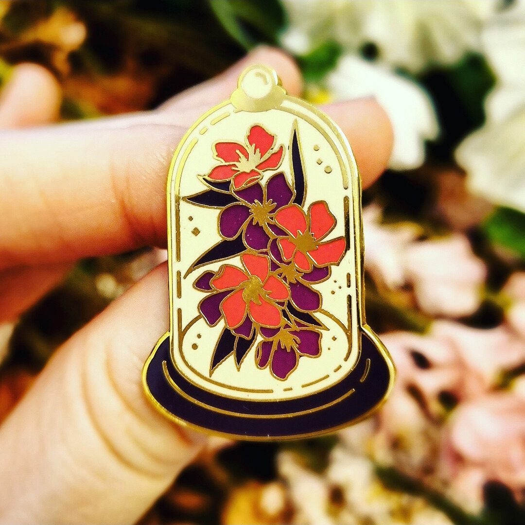 Peculiar Enamel Pin - Poisonous Nerium
