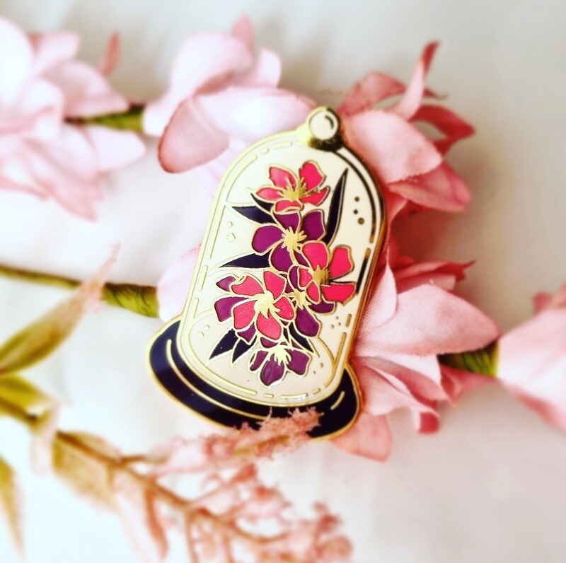 Peculiar Enamel Pin - Poisonous Nerium