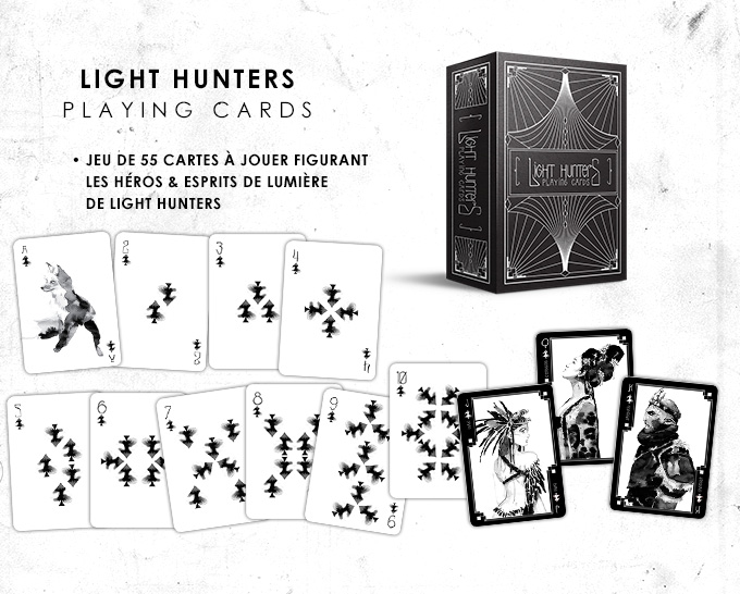 Light Hunters jeu de cartes